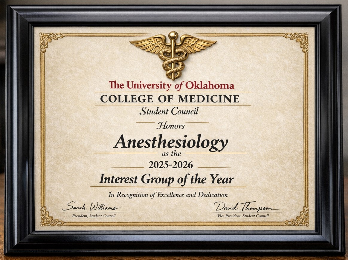 Create an Award from the University of Oklahoma Co